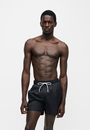 HUGO, HAITI - Plavecké šortky  - black