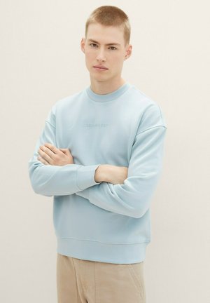 TOM TAILOR DENIM Sweatshirt - dusty mint blue