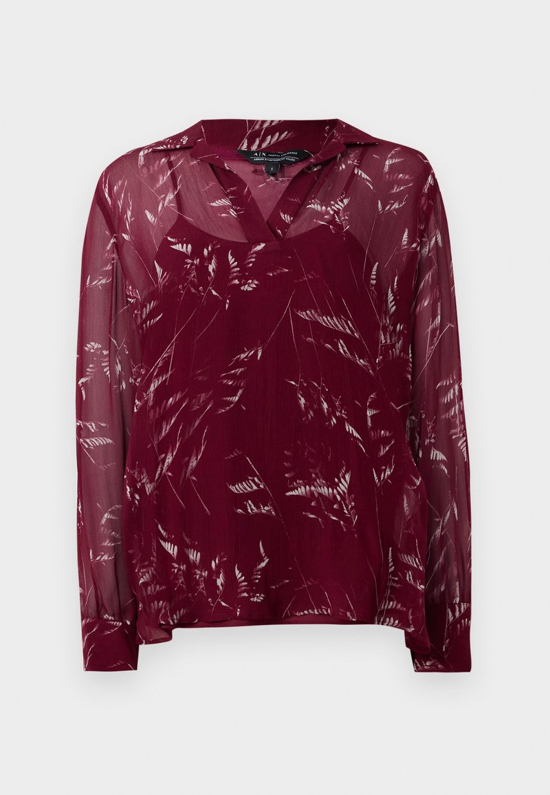 Armani Exchange Blouse bordeauxrood Armani Exchange Blouse bordeauxrood