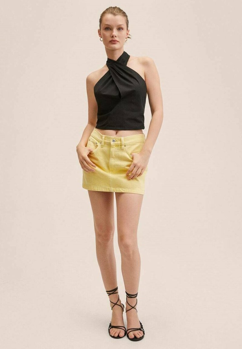 Damen Jeansröcke | Mango A-Linien-Rock jaune/gelb - YJ38668 Damen Jeansröcke | Mango A-Linien-Rock jaune/gelb - YJ38668
