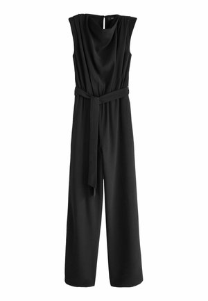 COWL NECK  TALL - REGULAR FIT - Overal - black