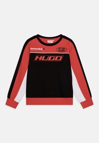 HUGO Kids - FANCY - Pulóver - red/black Miniatűr kép 1