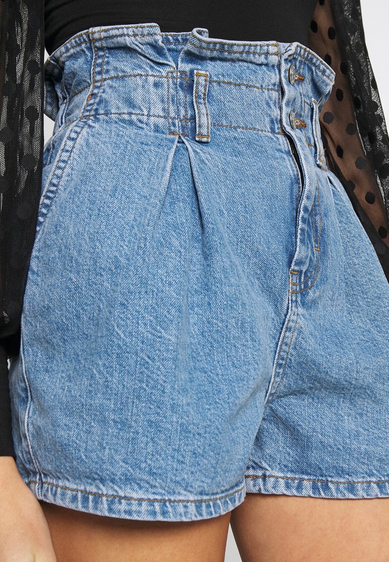 Short En Jean Topshop Bleu - Taille 8 - Occasion Très Bon état