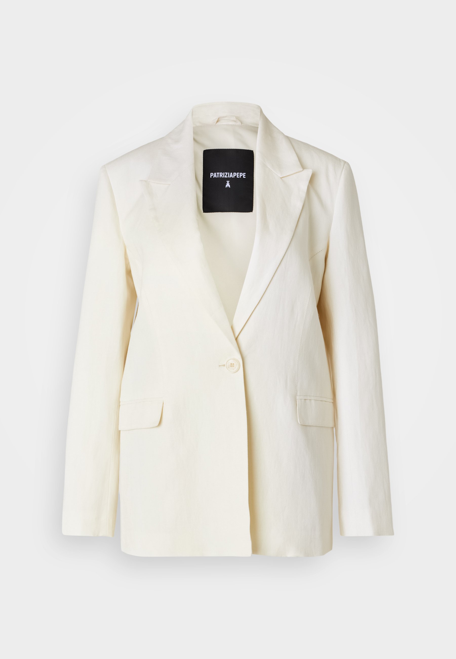 Patrizia Pepe GIACCA JACKET - Blazer - raw white/bianco