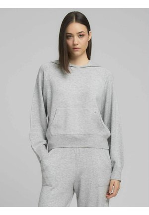 Felpa con cappuccio - grigio