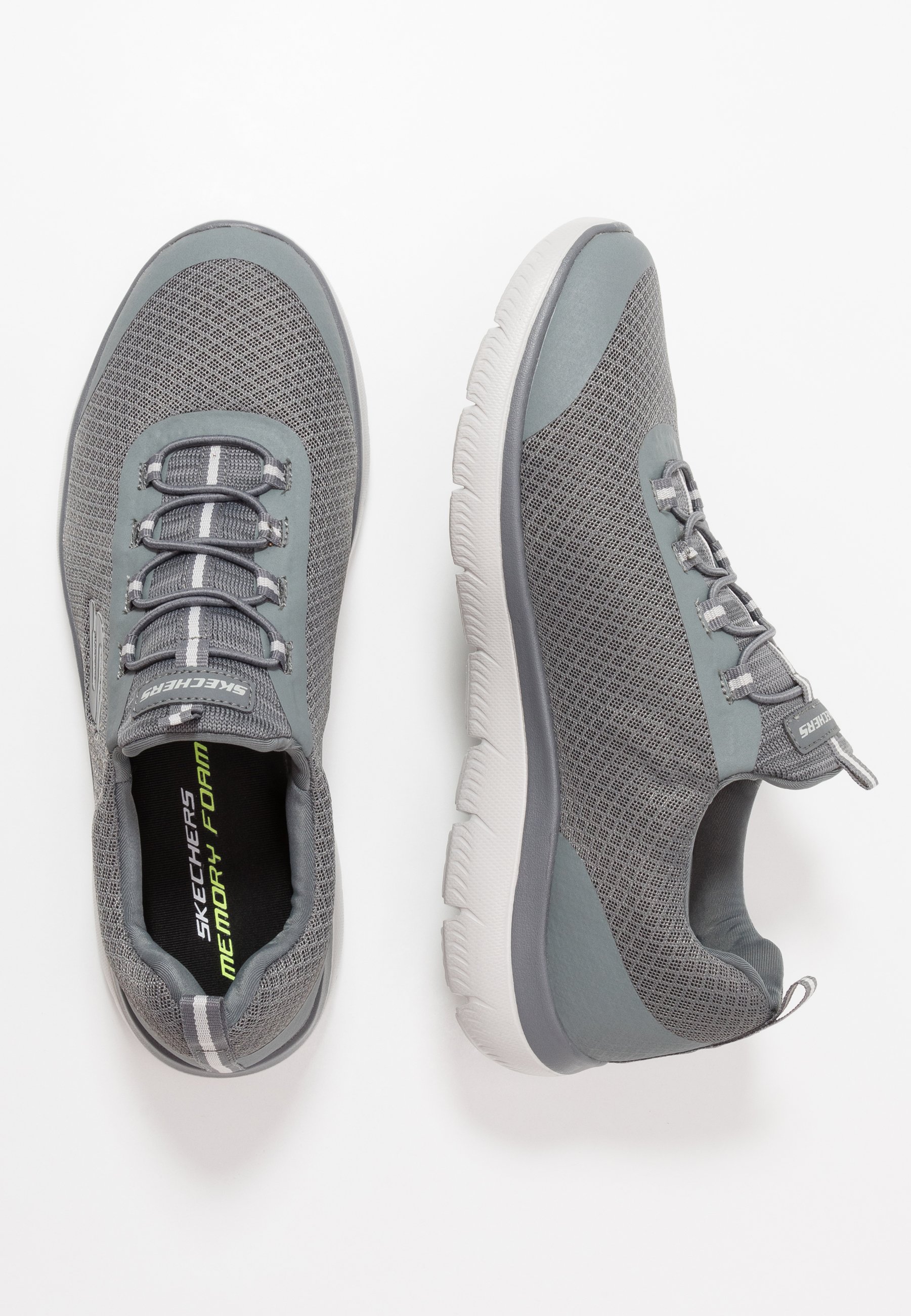 Skechers Sport SUMMITS - Slippers - charcoal Skechers Sport SUMMITS - Slippers - charcoal
