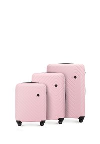 WITTCHEN LUGGAGE SET FROM ABS - Sada zavazadel - light pink