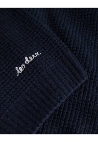 Les Deux GRADY WAFFLE MOCKNECK - Strickpullover - dark navy