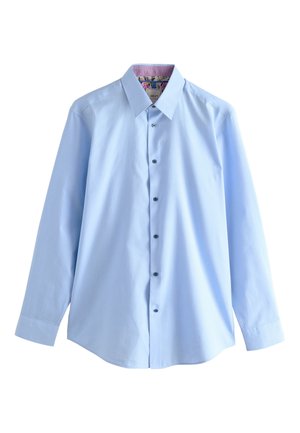 REGULAR FIT - TEXTURED TRIMMED  - Marškiniai - blue