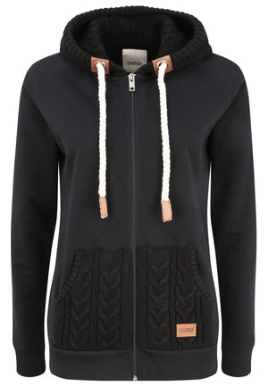 Oxmo OXMATILDA - Kapuzensweatjacke - Sweatjakke - black