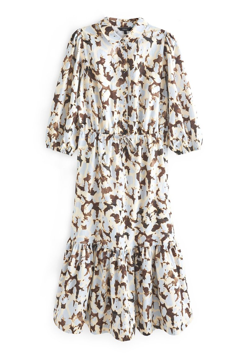 Damen Freizeitkleider | Next Blusenkleid blue brown print/hellblau - PQ41643 Damen Freizeitkleider | Next Blusenkleid blue brown print/hellblau - PQ41643