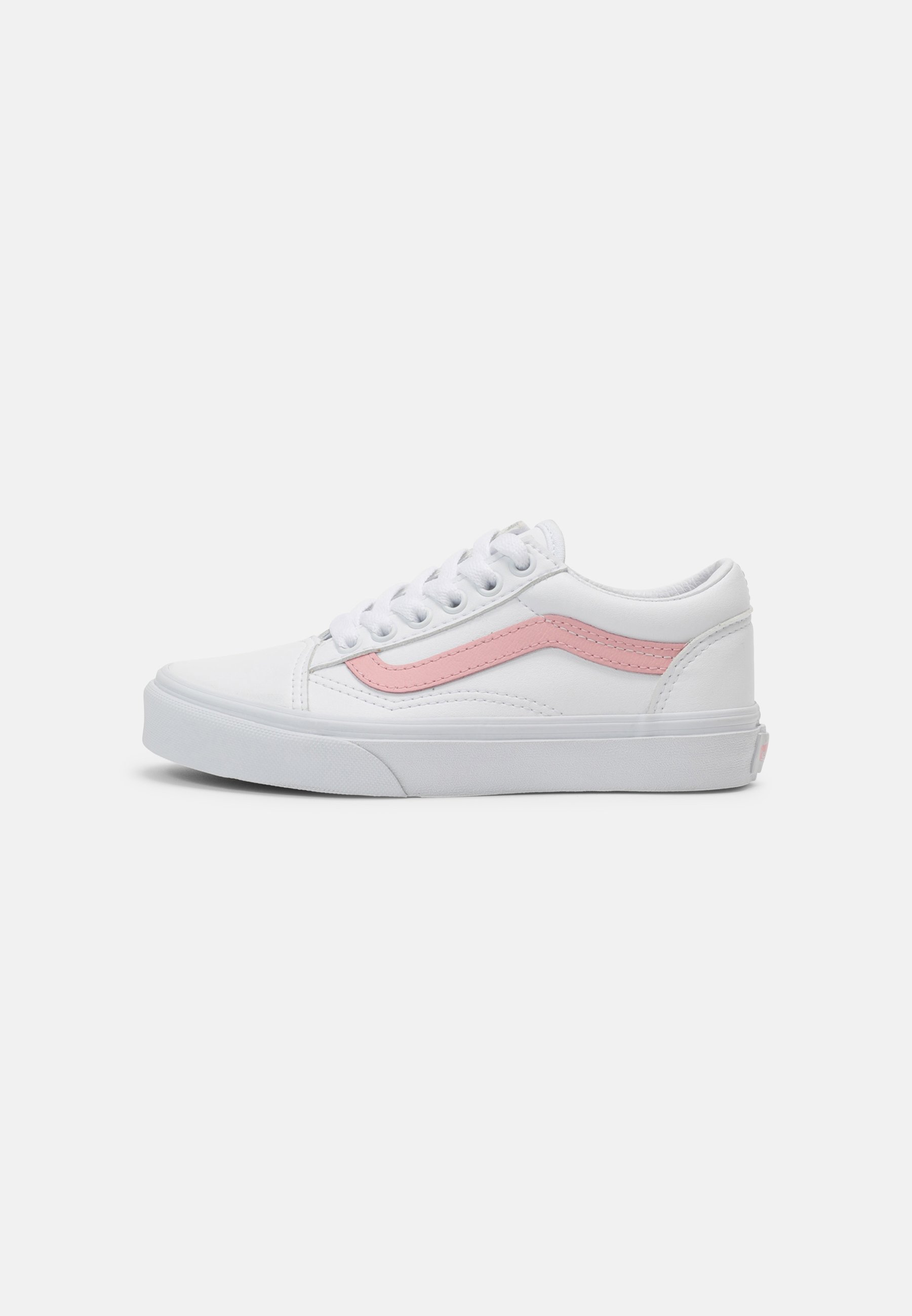 vans pink true white