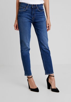 Jeans straight leg - dark-blue denim