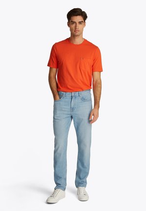 Tommy Hilfiger DENTON FADED SLIM STRAIGHT LEG JEANS - Straight leg jeans - heron blue