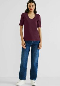 Street One UNI - T-Shirt basic - tamed berry