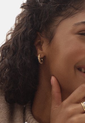 TINSEL CREOLES HOOPS SMALL - Korvakorut - gold-coloured