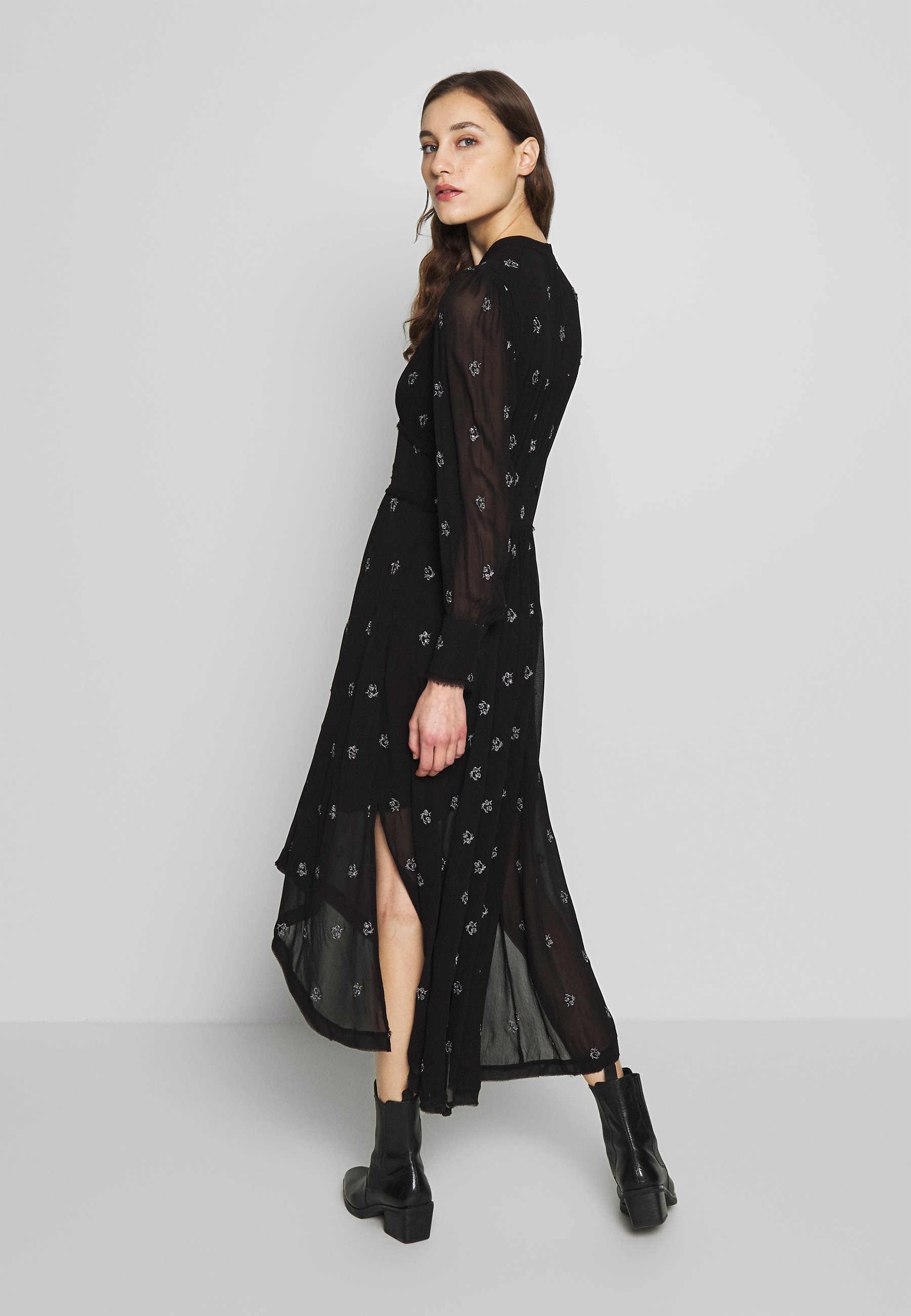 AllSaints LIZA CYLA DRESS Kjole black Zalando.no AllSaints LIZA CYLA DRESS Kjole black Zalando.no