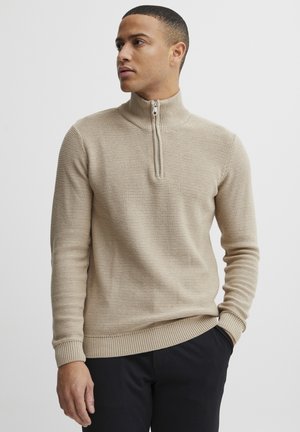 TROYER - Strickpullover - humus melange