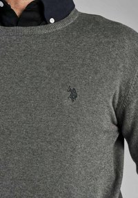 U.S. Polo Assn. ADAIR - Pulóver - medium grey melange