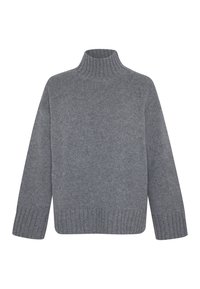 ROLLKRAGENPULLOVER OVERSIZED BOXY - Trui - dark grey melange