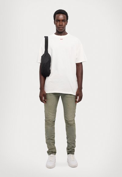 Ksubi STITCH UP TEE VINTAGE  - T-paita - white