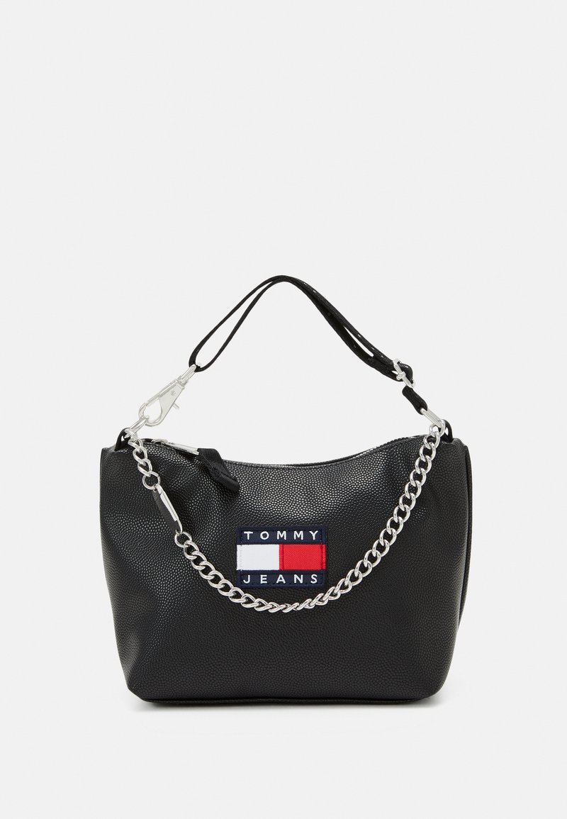 Tommy Jeans HERITAGE SHOULDER BAG Handbag black Zalando.de