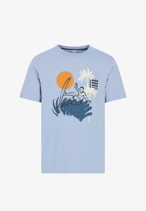 Protest, PROTEST TEES SHORTSLEEVE - T-shirt imprimé - dusty blue