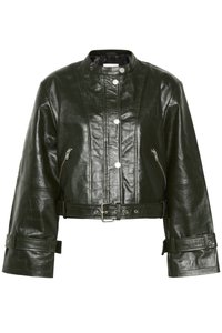 ELENA JACKET - Jachetă piele - green