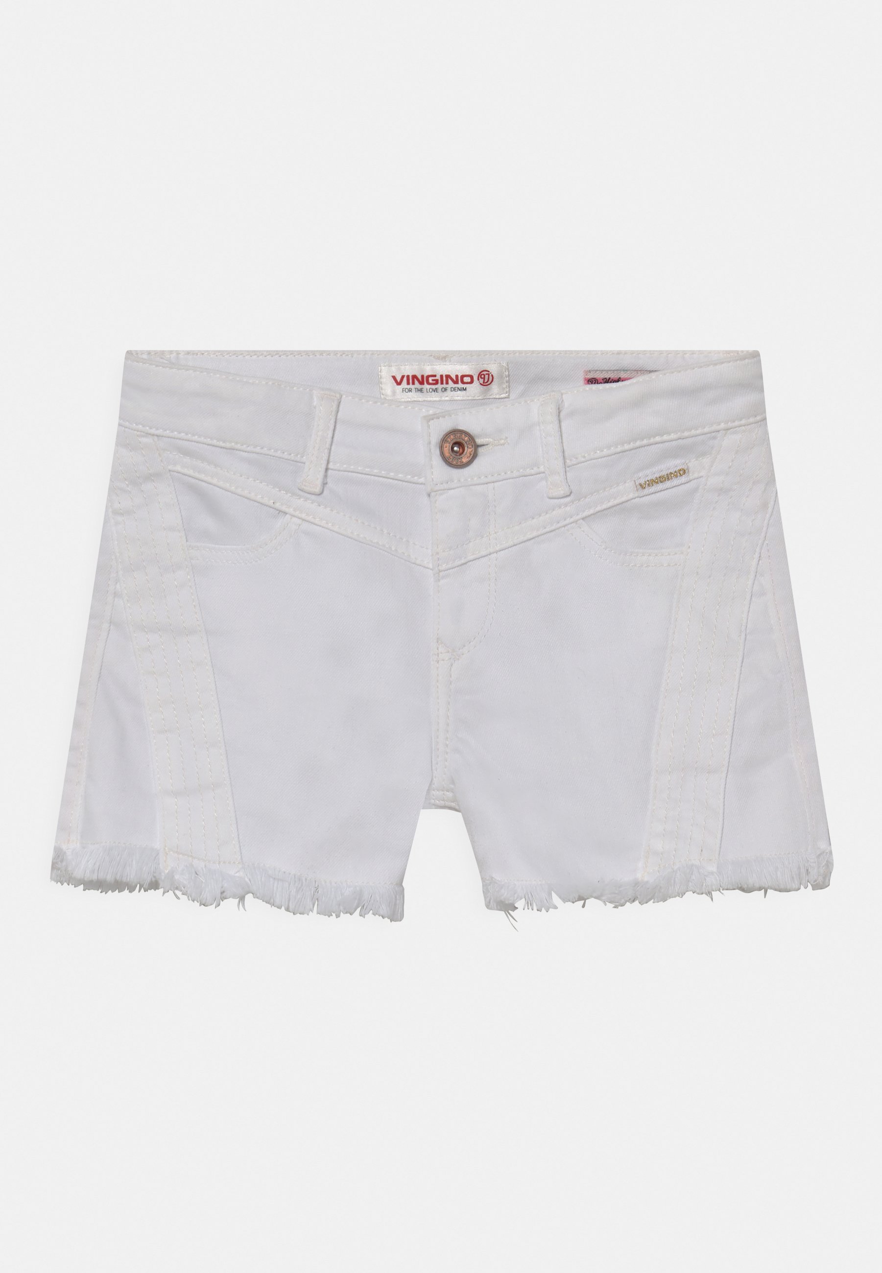 Vingino DONNA - Shorts di jeans - white denim/bianco denim - Zalando.it