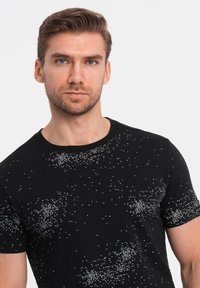 Ombre Triko s potiskem - black