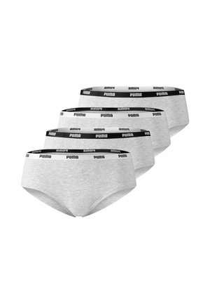 SOFT BUND LOGO 4ER PACK - Slip - grau melange