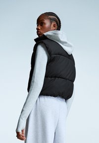 Bershka Vesta - black