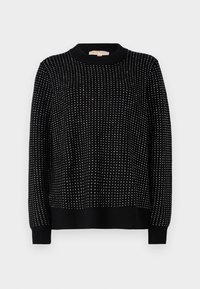 EASY RHINESTONE - Pullover - black