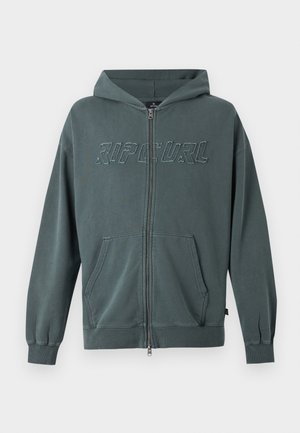Rip Curl, TRIPS ZIP THRU HOOD UNISEX - Φούτερ με φερμουάρ - pine night