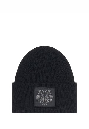 WITH TIGER ICON ON EMBROIDERY PATCH - Gorro - black