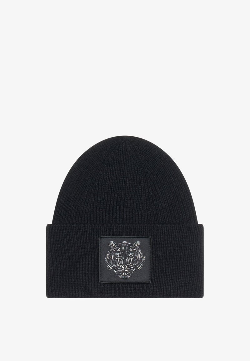 Antony Morato WITH TIGER ICON ON EMBROIDERY PATCH - Gorro - black