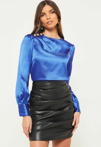 Lipsy SHOULDER BUTTON DETAIL LONG SLEEVE REGULAR FIT
 - Blúzka - blue