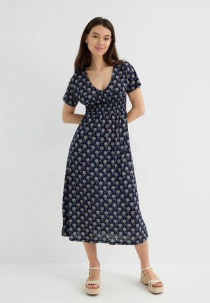 INSIDE, NIDO DE ABEJA - Vestido informal - azul