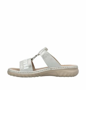 Mules - grijs metallic