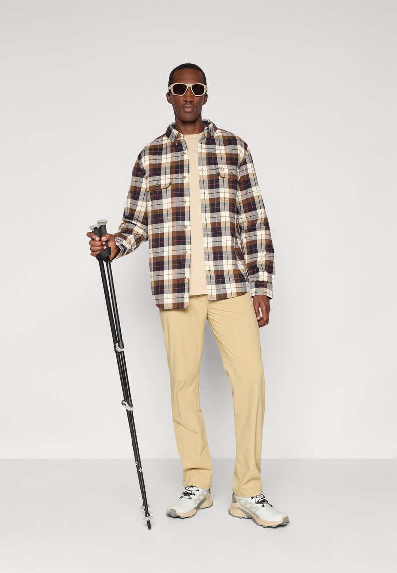 Fjallraven Heren Long Sleeved Singi Heavy Flannel Shirt M, Dark Sand, S, 81373