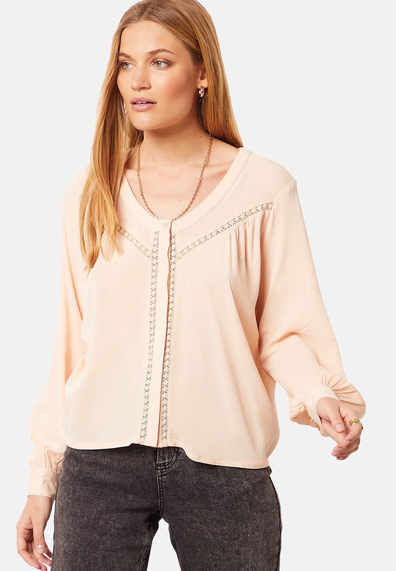 Etam Blouse gemêleerd donkerroze Etam Blouse gemêleerd donkerroze