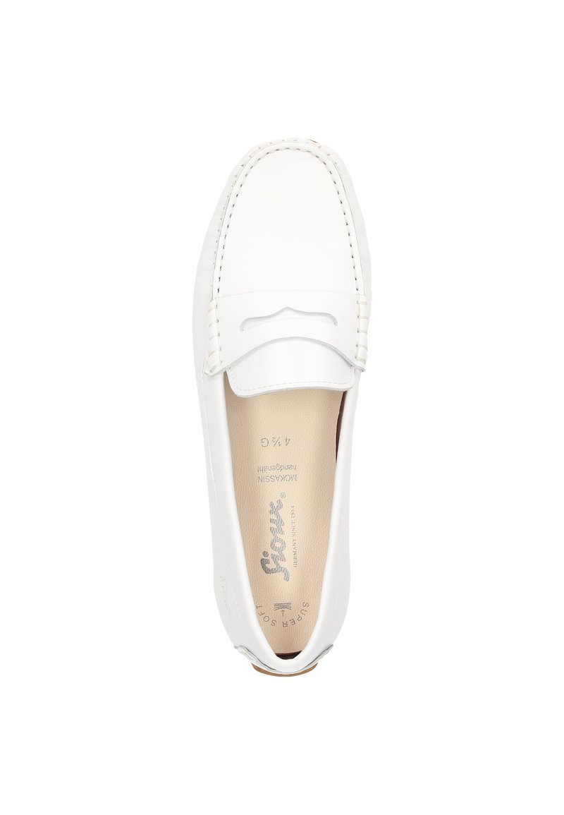 Damen Halbschuhe | Sioux CARMONA Mokassin weiß - HF98522 Damen Halbschuhe | Sioux CARMONA Mokassin weiß - HF98522