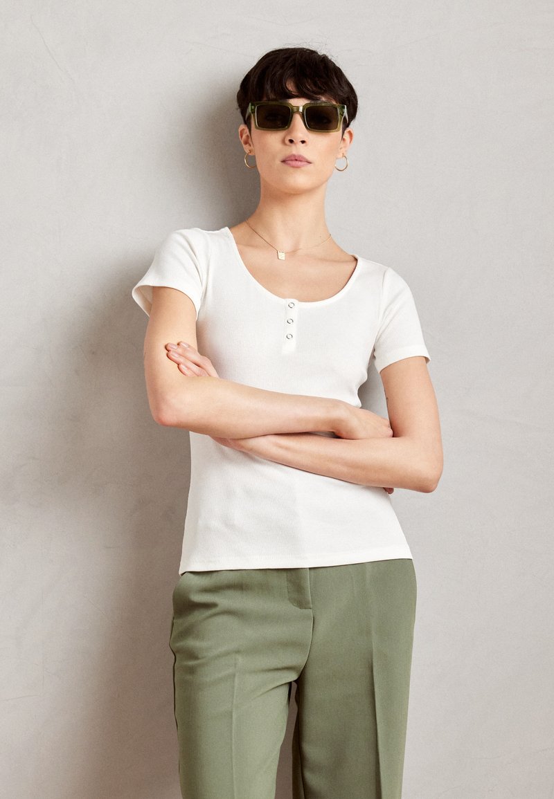 Anna Field - Tricou basic - white, Extindeți