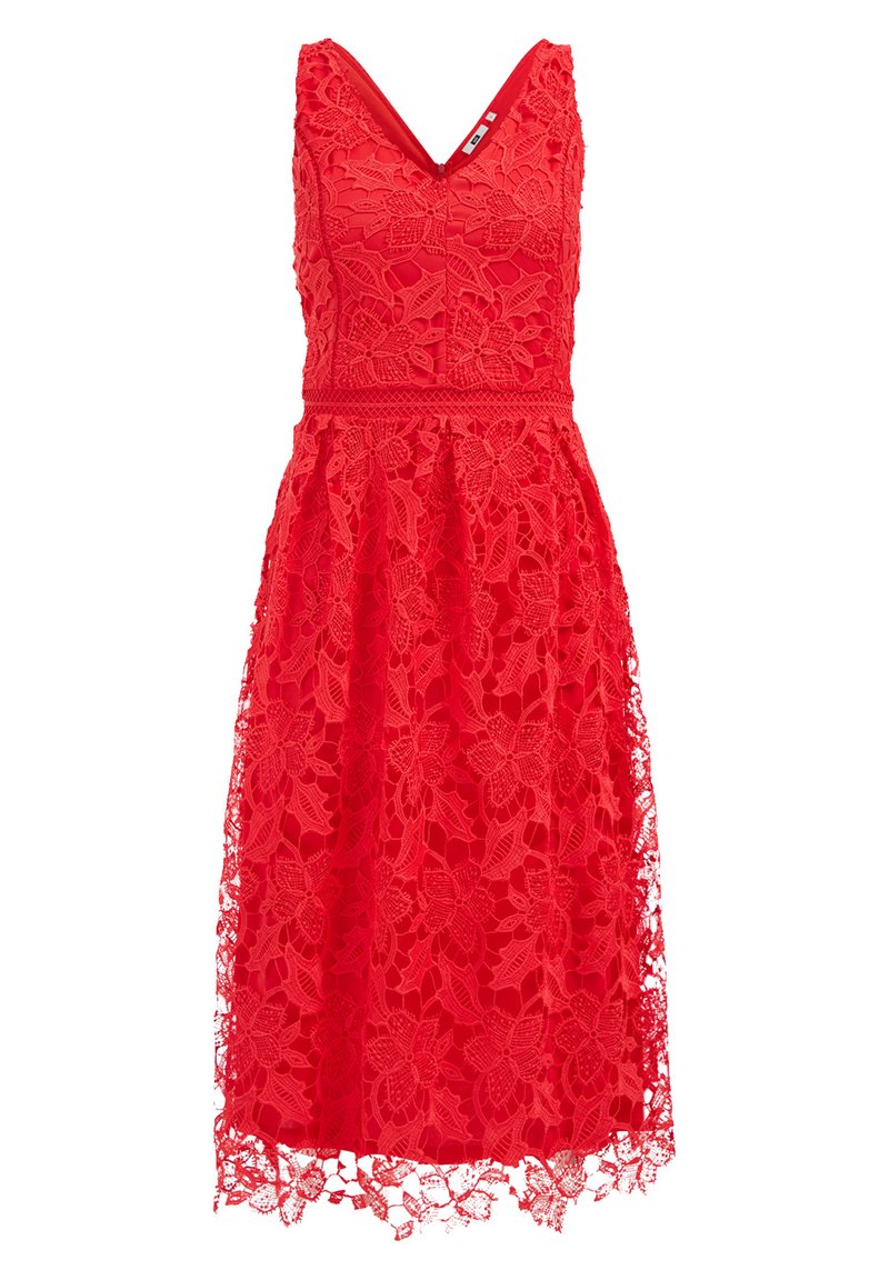 WE Fashion Cocktailjurk rood WE Fashion Cocktailjurk rood