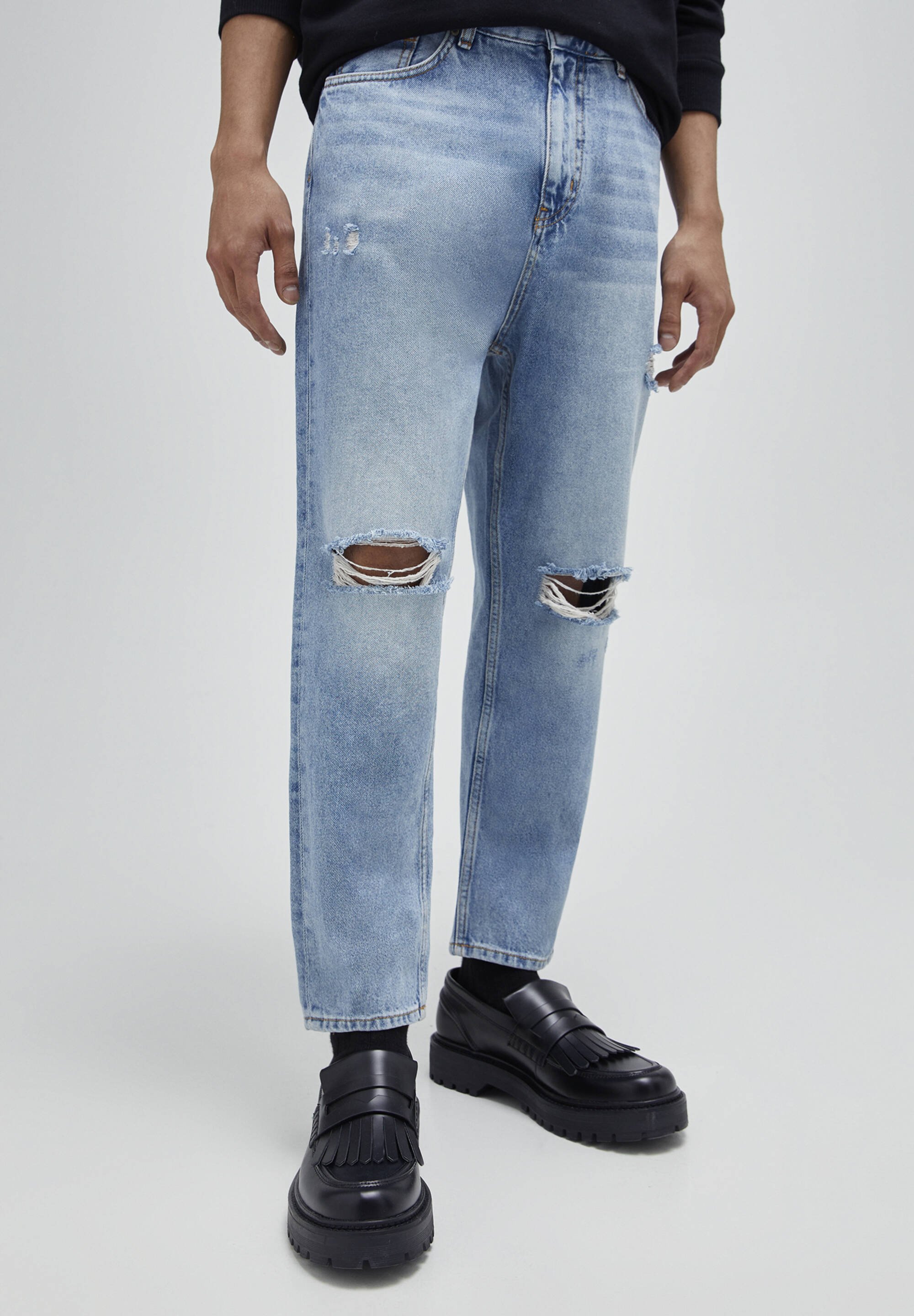 PULL\u0026BEAR Relaxed fit jeans - blue-grey 