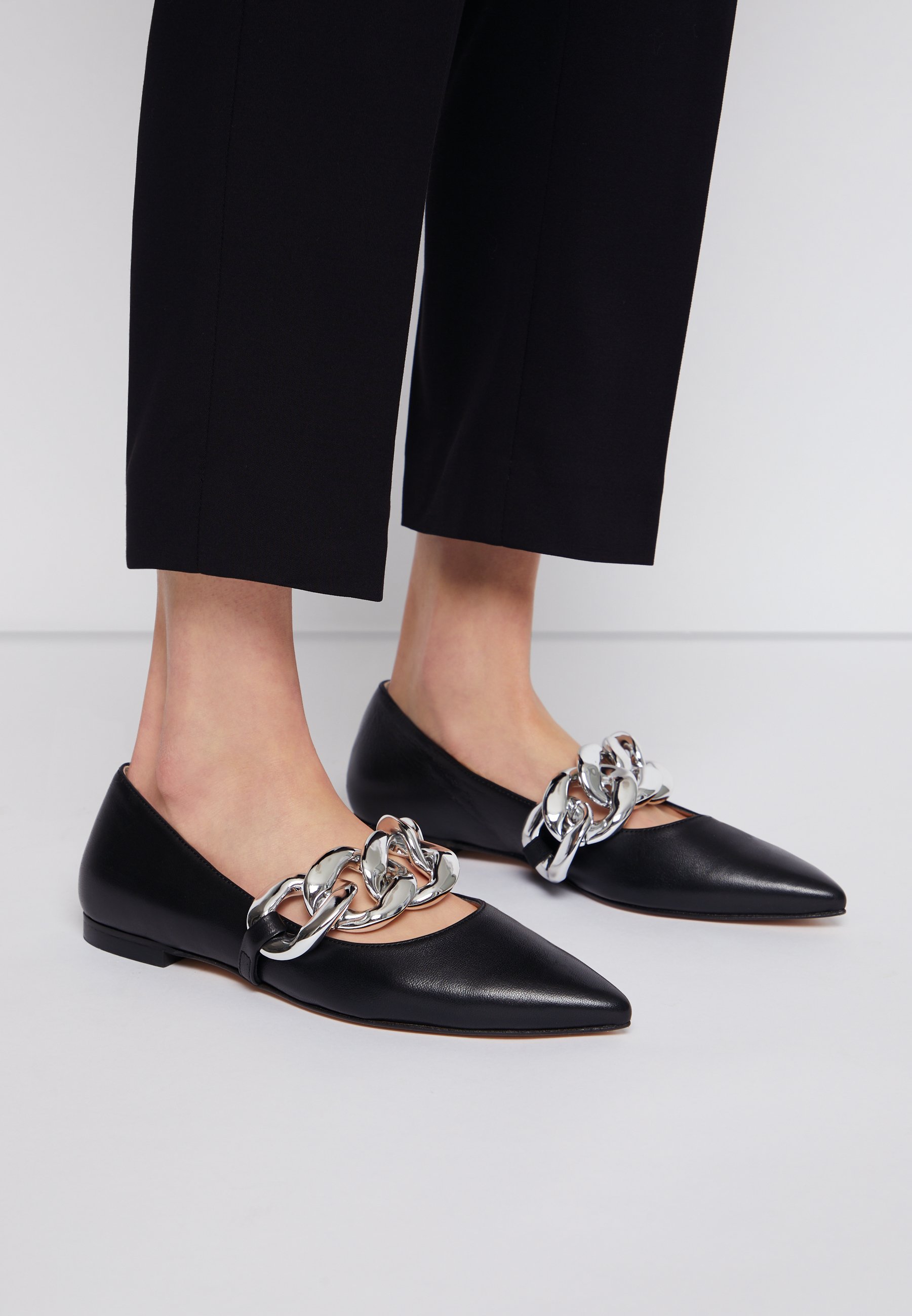 Bianca Di Ballerine con cinturino - black/nero - Zalando.it