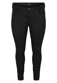 SUPER AMY WITH HIGH WAIST - Slim fit jeans - black