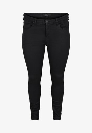 SUPER AMY WITH HIGH WAIST - Jean slim - black