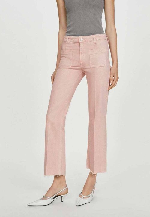 haut orange femme mango