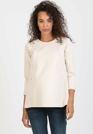 ALYS - MATERNITY AND NURSING WITH RAGLAN SLEEVE - Sweatshirt - white